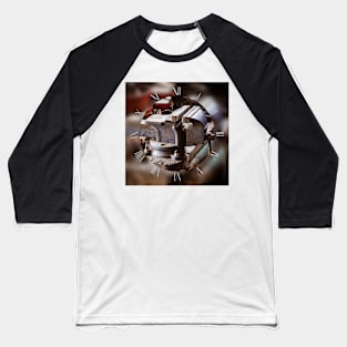 Vintage vise on the wooden table Baseball T-Shirt